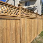 custom wood fence in ottawa
