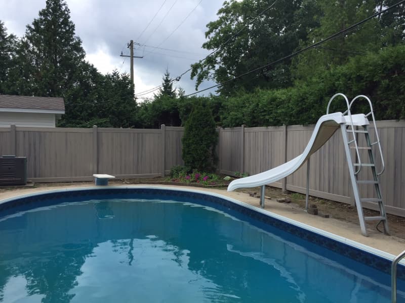 new pool fence