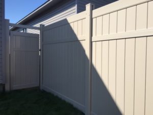 new fence installed