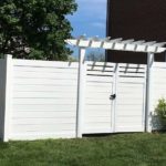 Vinyl White Outdoor Fence