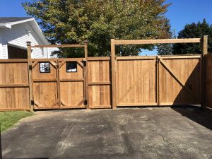 Pressure Treated double gates